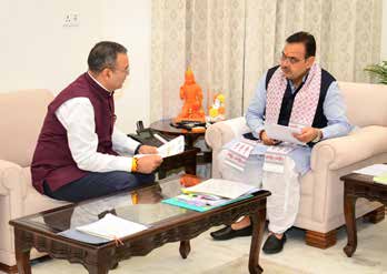 Meeting with Rajasthan CM