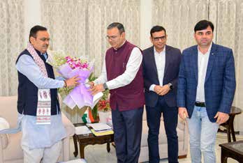 Meeting with Rajasthan CM