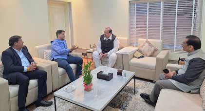 Meeting with MP MSME Minister