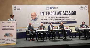 EEPC India Chairman addressing the session