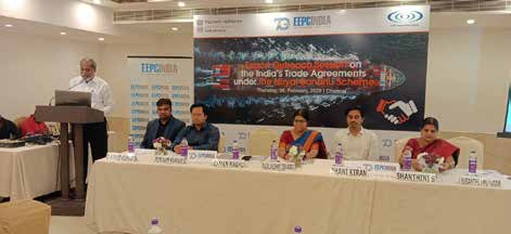 Shri. Raman Raghu, Regional Chairman (SR), EEPC INDIA, Welcoming the Gathering