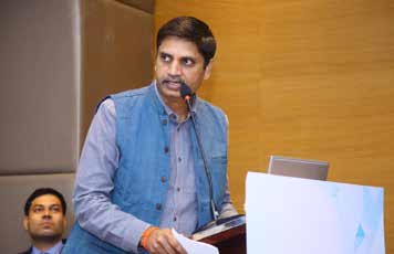 Shri J V Raja Gopal Rao, Regional Director, EEPC INDIA addressing on Exports & Trade Agreements