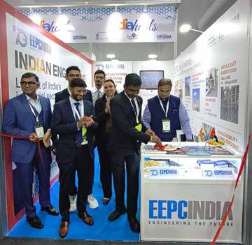Inauguration of India Pavilion at WHX Dubai by Mr Satish Kumar Sivan, Consul General of India in Dubai