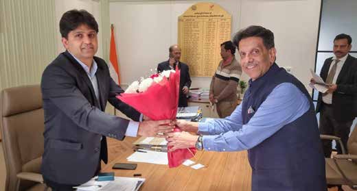 Mr Pankaj Chadha and Mr Rakesh Suraj met Mr. Vijay Kiran Anand, IAS, Secretary, Infrastructure & Industrial Development and CEO, Invest UP