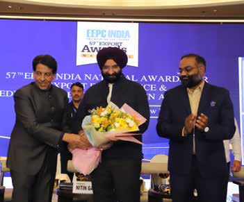 Welcoming Minister Sardar Manjinder Singh Sirsa