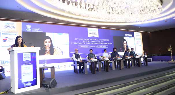 Dignitaries panel on dais