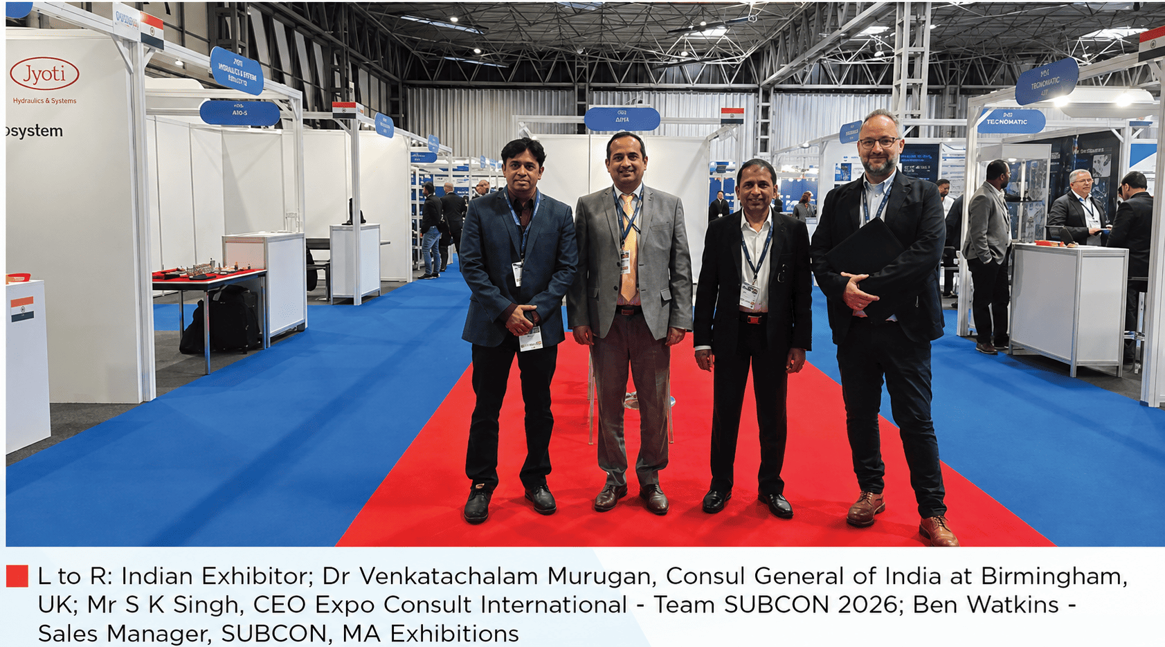 Chart showing CGI INTERACTING WITH THE INDIAN EXHIBITORS