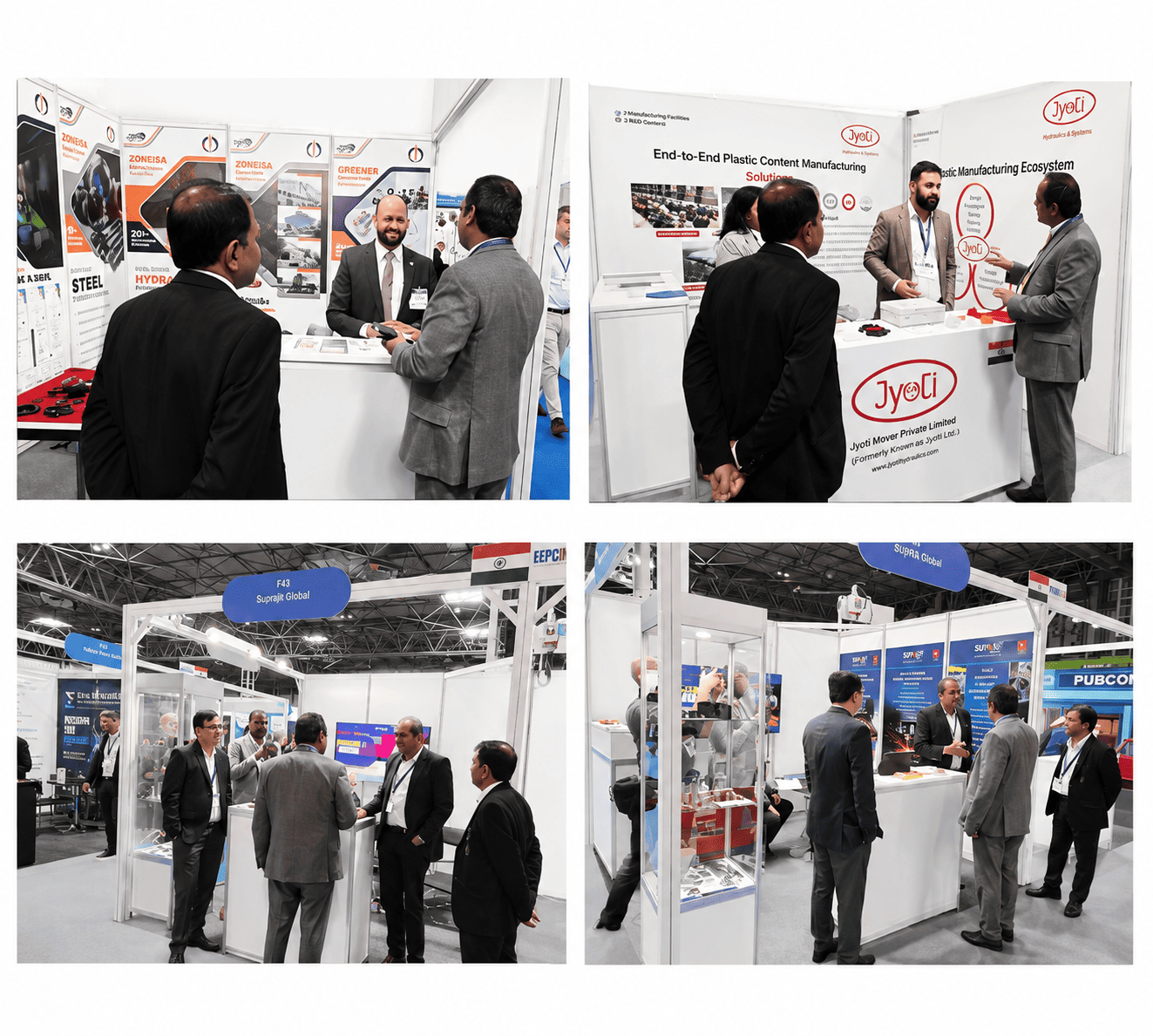 Chart showing CGI INTERACTING WITH THE INDIAN EXHIBITORS
