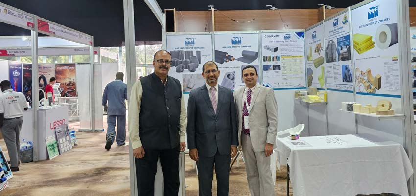 Chart showing Shri Surinder Bhagat, Indian Ambassador to Ghana (in the center)